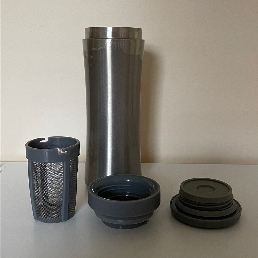 DavidsTea Steeper Travel Mug - Silver